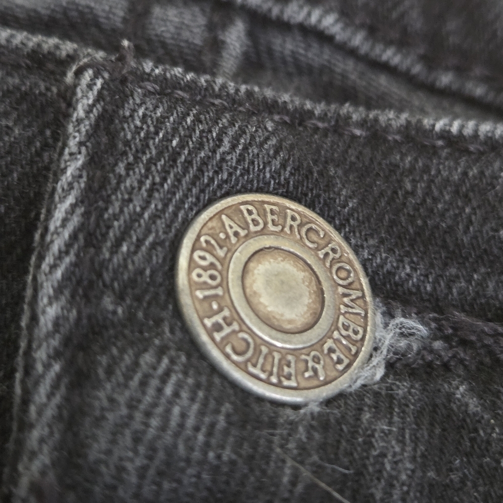 Abercrombie & Fitch Jeans Men's 36x32 Black Felix Super Slim Stretch Denim Pants - Picture 5 of 15